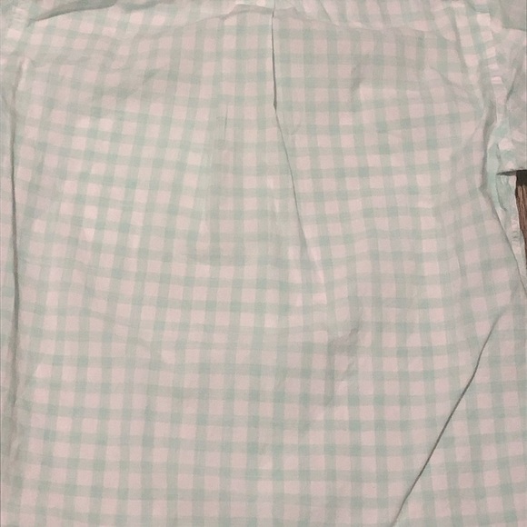 Gitman Bros Shirt Men's Medium Checkered Plaid Green Button Down Casual Dadcore - Picture 5 of 6